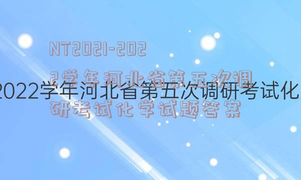 NT2021-2022学年河北省第五次调研考试化学试题答案